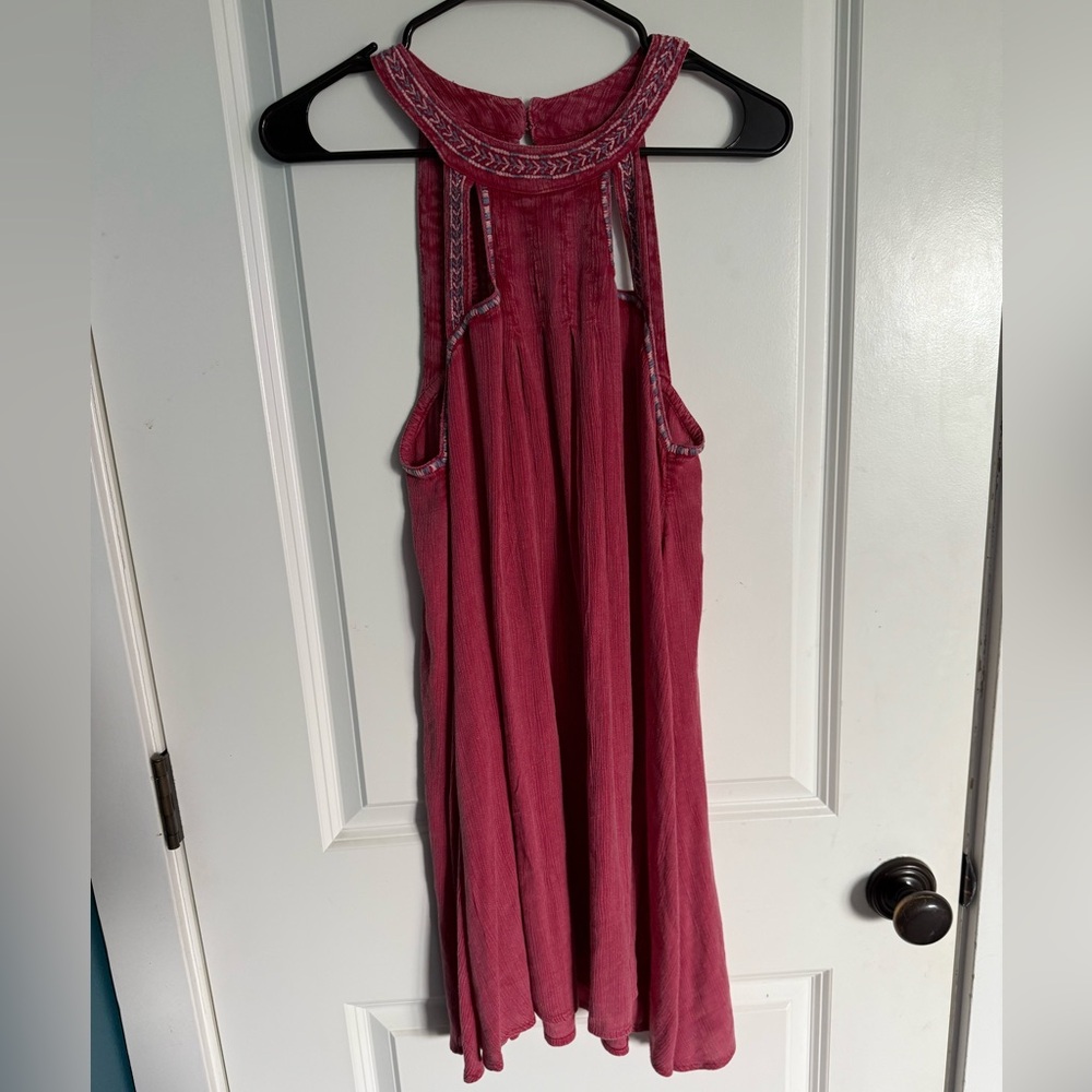 High-neck dress